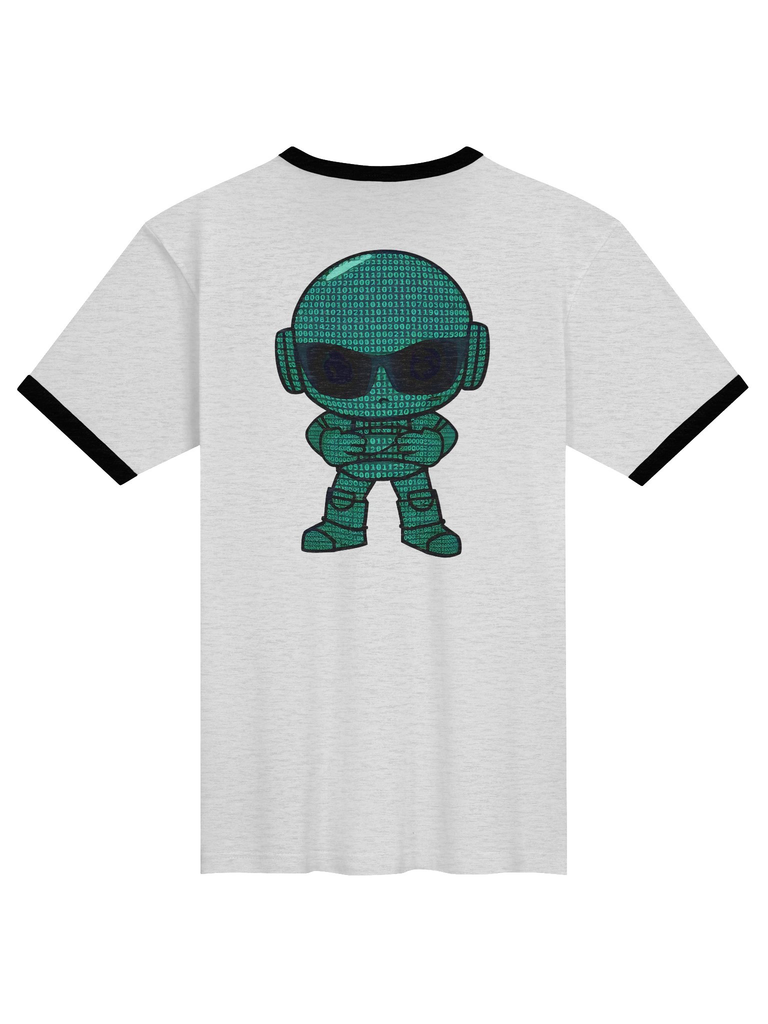 Binary Beats Unisex Ringer Tee product image (10)