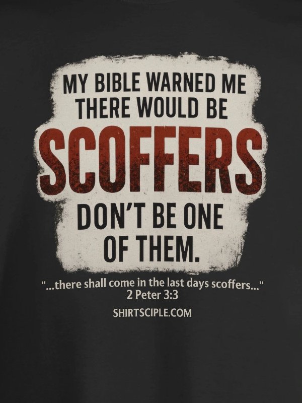 My Bible Warned Me There Would Be Scoffers T-Shirt product image (4)