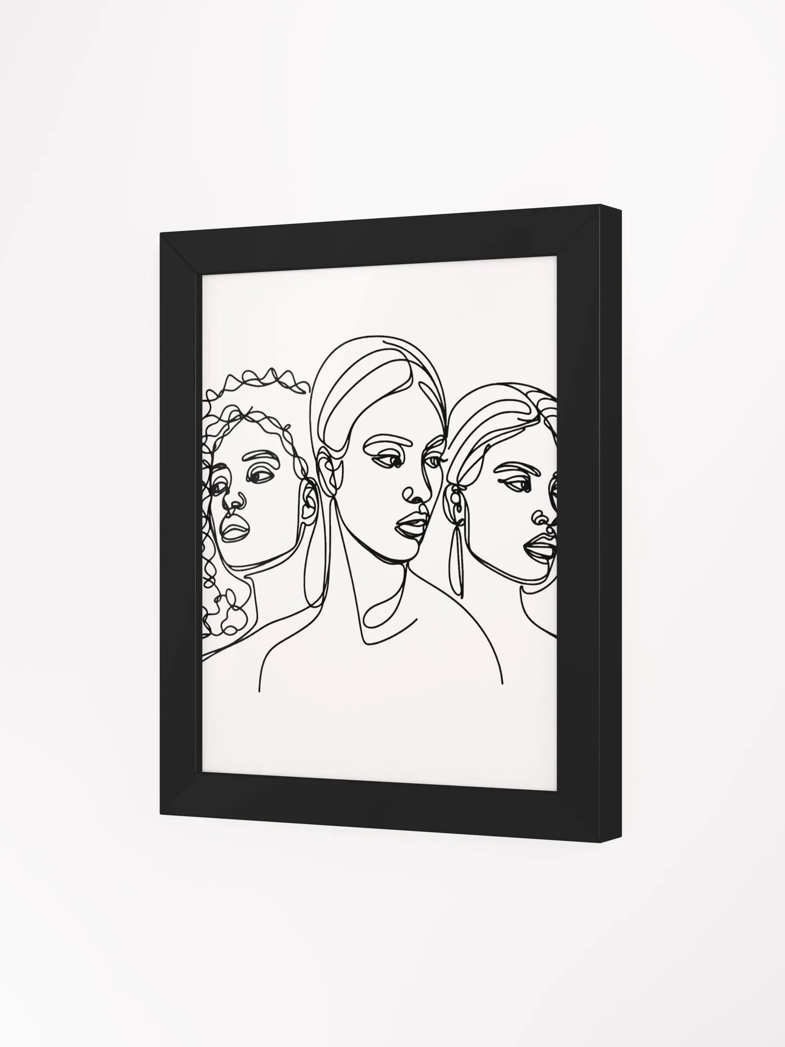 Black Beauty Line Art Framed Poster product image (69)