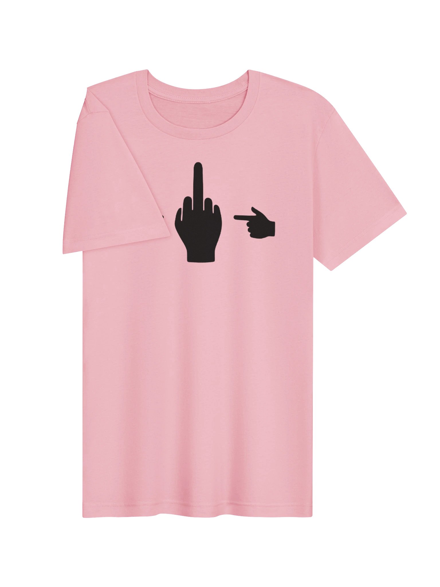 No Middle Finger Point ShopCo Black Unisex Tee product image (5)
