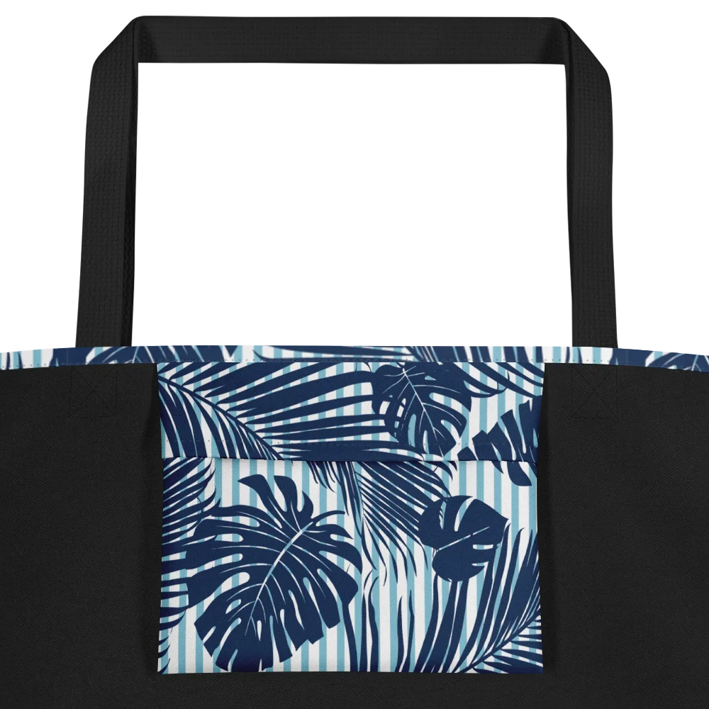 Palm Tree Leaf Large Tote Bag: Function Meets Fashion product image (2)