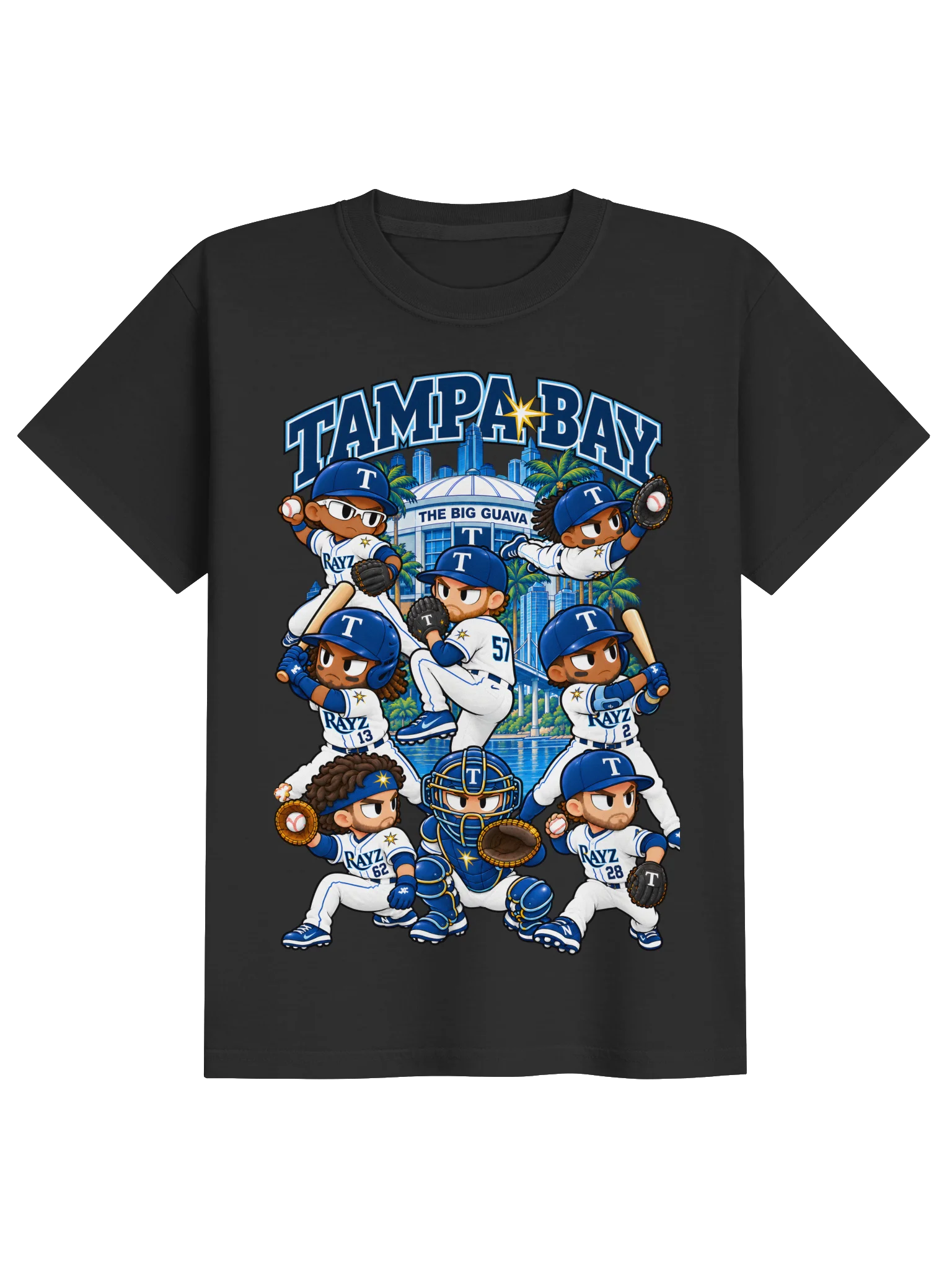 Tampa Bay Baseball 2026 Animated Player T-Shirt - Kids product image (1)