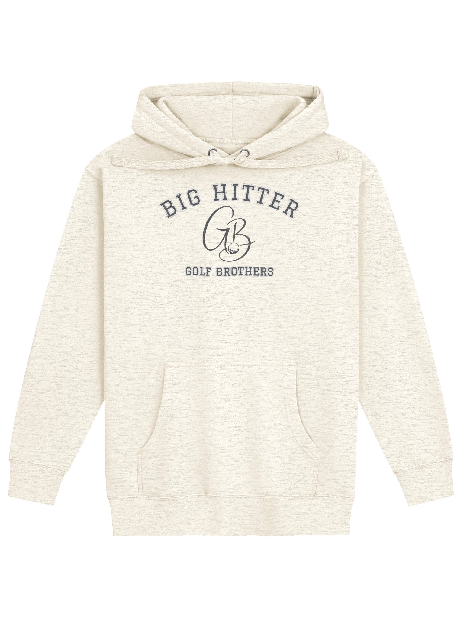Big Hitter Varsity Hoodie – Oatmeal product image (1)