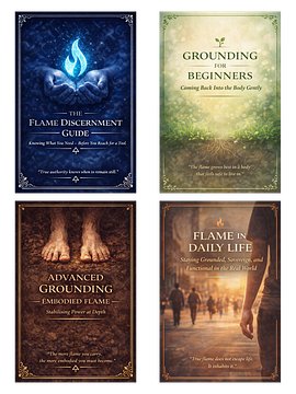 🔥 THE FLAME FOUNDATION BUNDLE Grounding, Discernment & Sovereign Stability