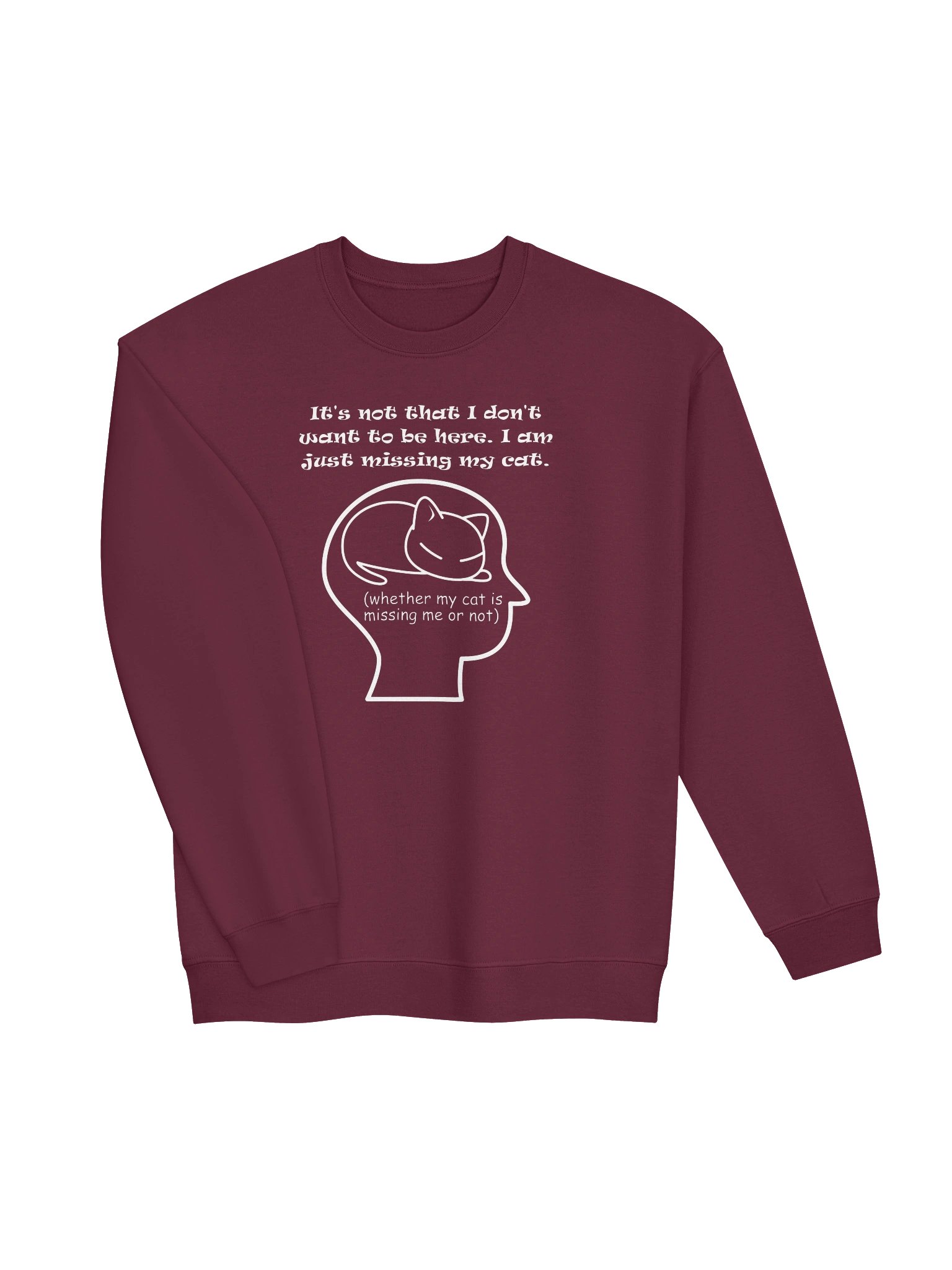 Monday Blue Kind of Mood - Unisex Adult Sweatshirt product image (2)