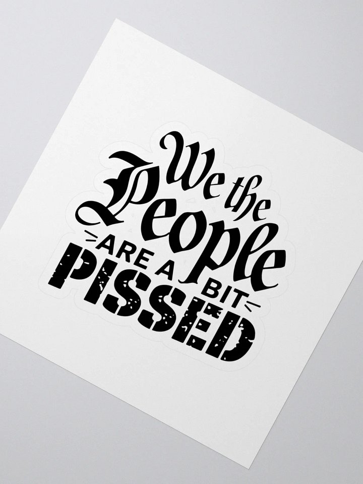 We the People - Kiss Cut Stickers product image (2)