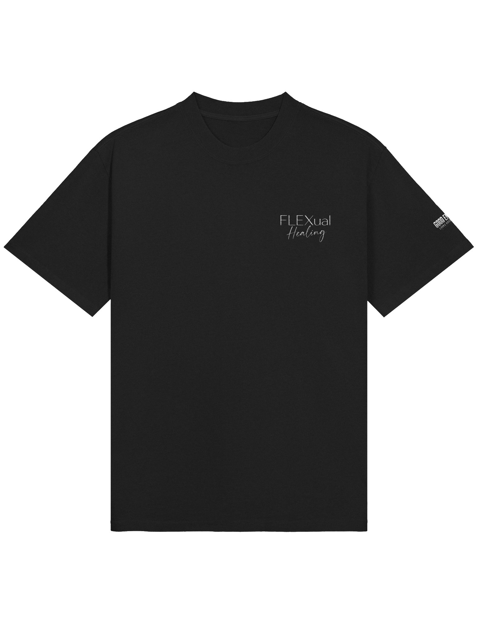 FLEXual Healing Embroidered Oversized TEE product image (1)