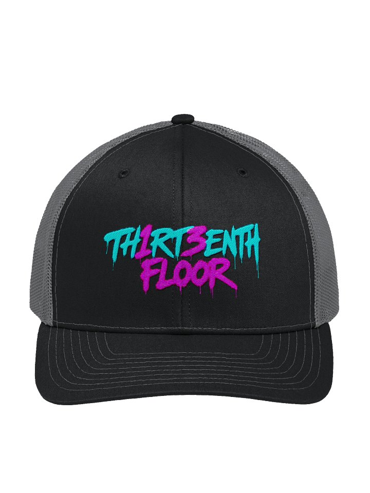 TH1RT3ENTH FLOOR Neon Graffiti Trucker Hat product image (1)