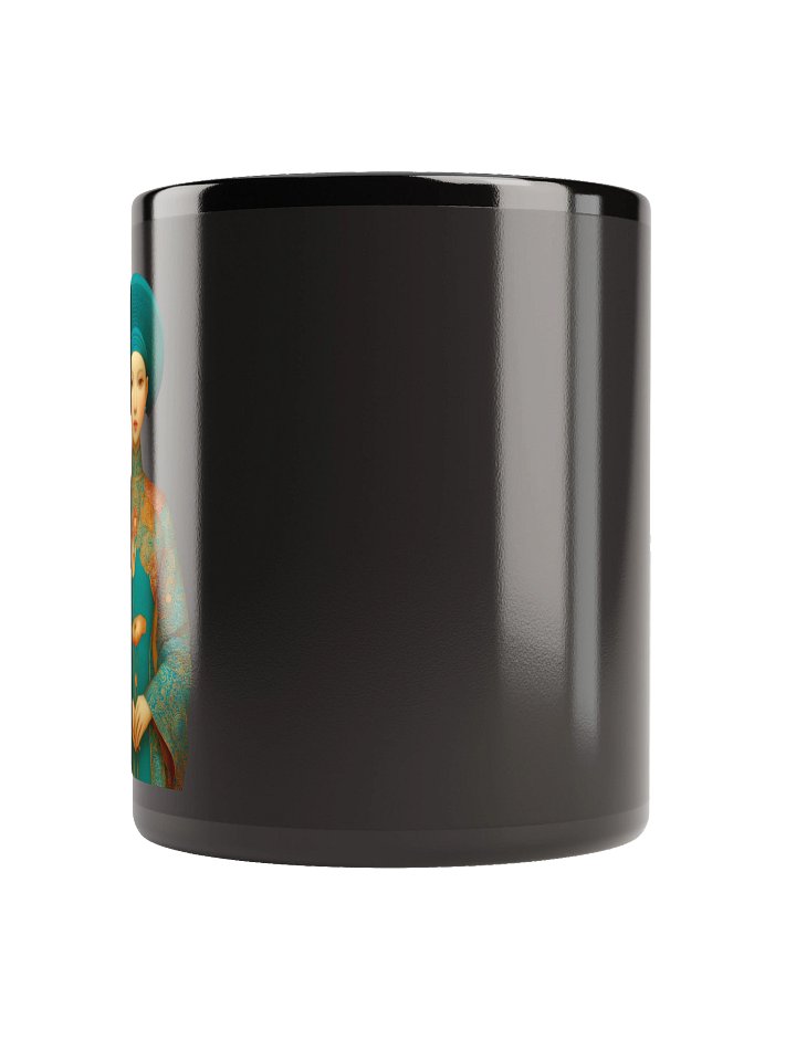 Teal Lotus Portrait Mug product image (4)