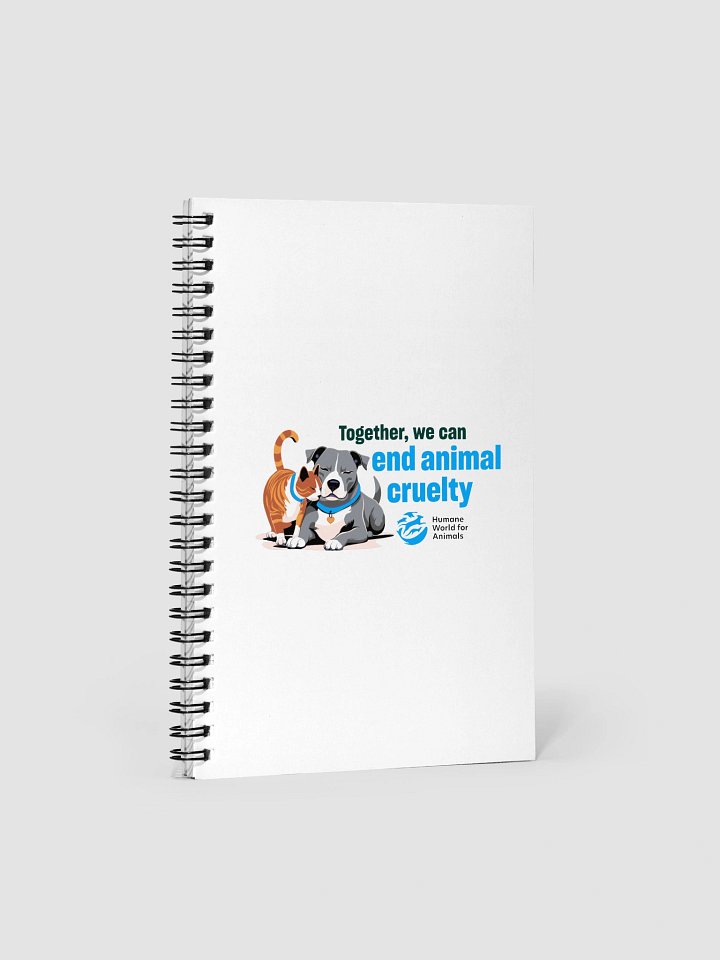 Together, we can end animal cruelty - Notebook product image (1)