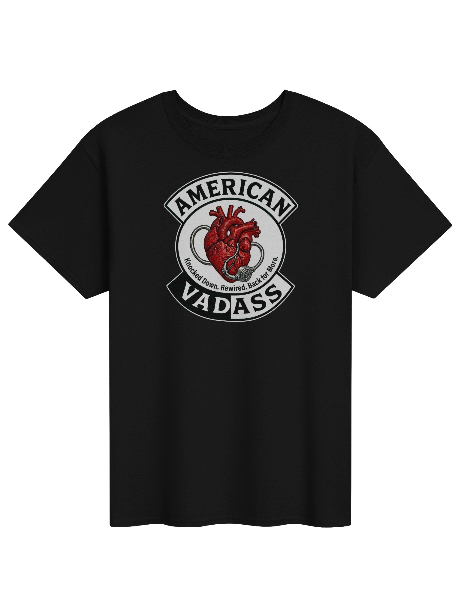 "AMERICAN VADASS - Knocked Down " T-Shirt — Unisex product image (3)