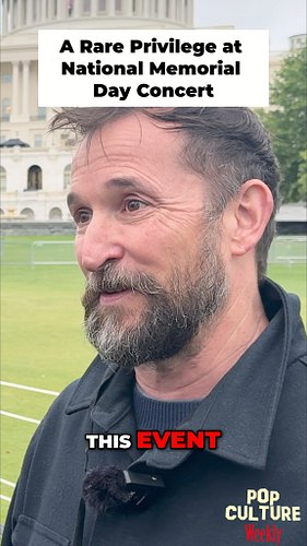 🇺🇸🇺🇸 The incredible @therealnoahwyle  discusses the privilege of performing a US Hero's story at National Memorial Day Concer...