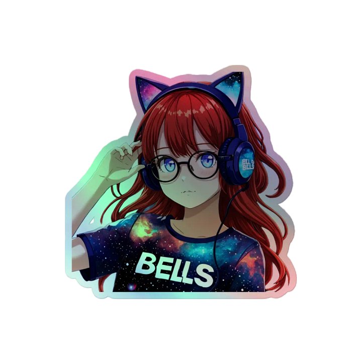 Bells galaxy holographic sticker product image (2)