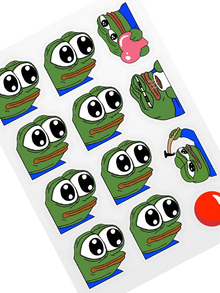 Stickers! - Pepe Eyes Pack! product image (1)