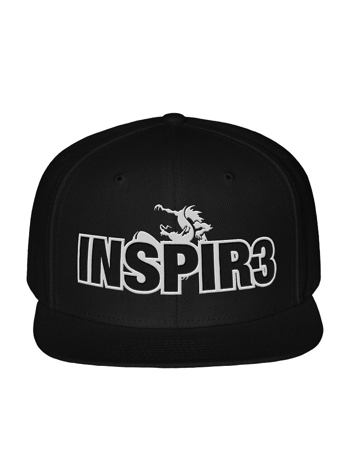 Inspir3 Radio All Black Snapback Cap product image (1)