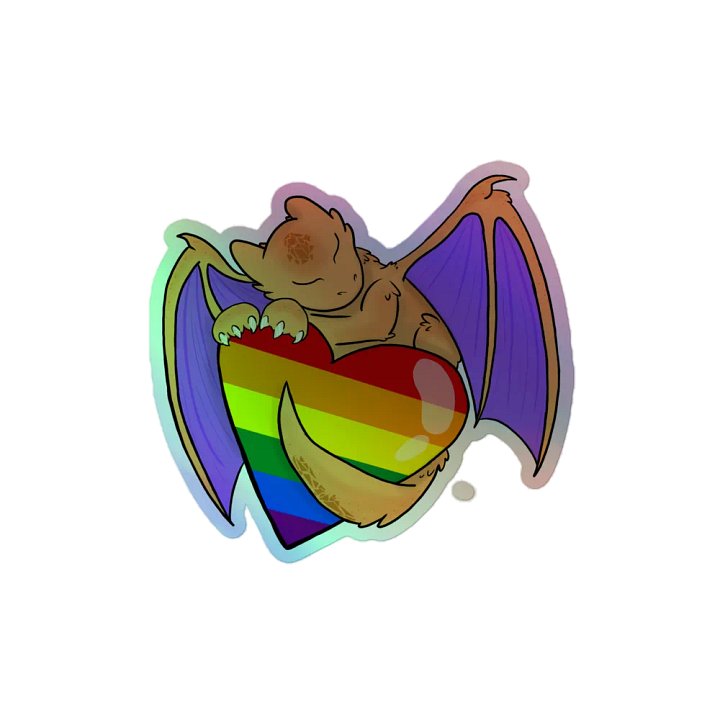 Dragon of PRIDE Holographic Sticker product image (2)