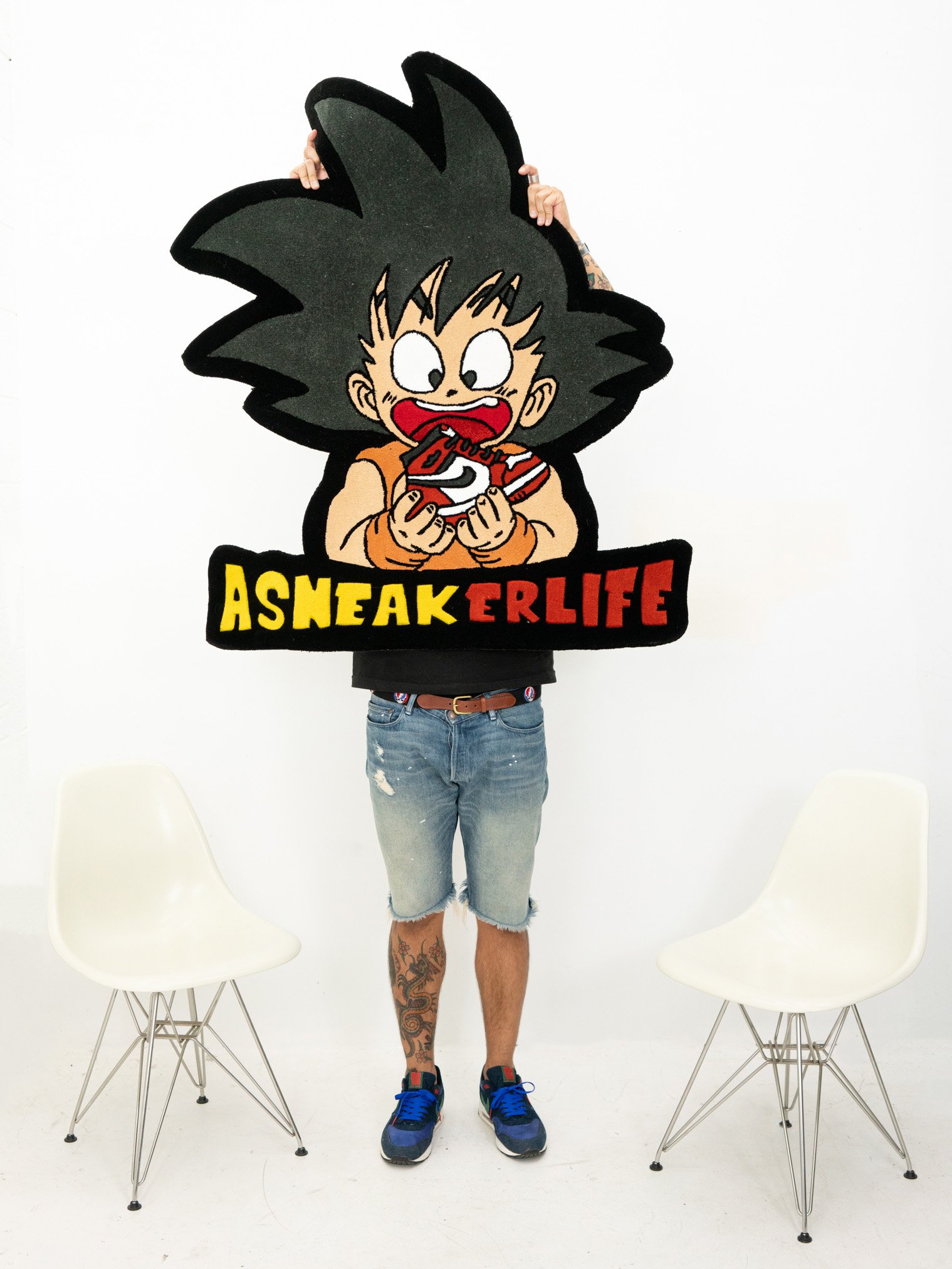 Kid Goku Sneaker Rug product image (4)