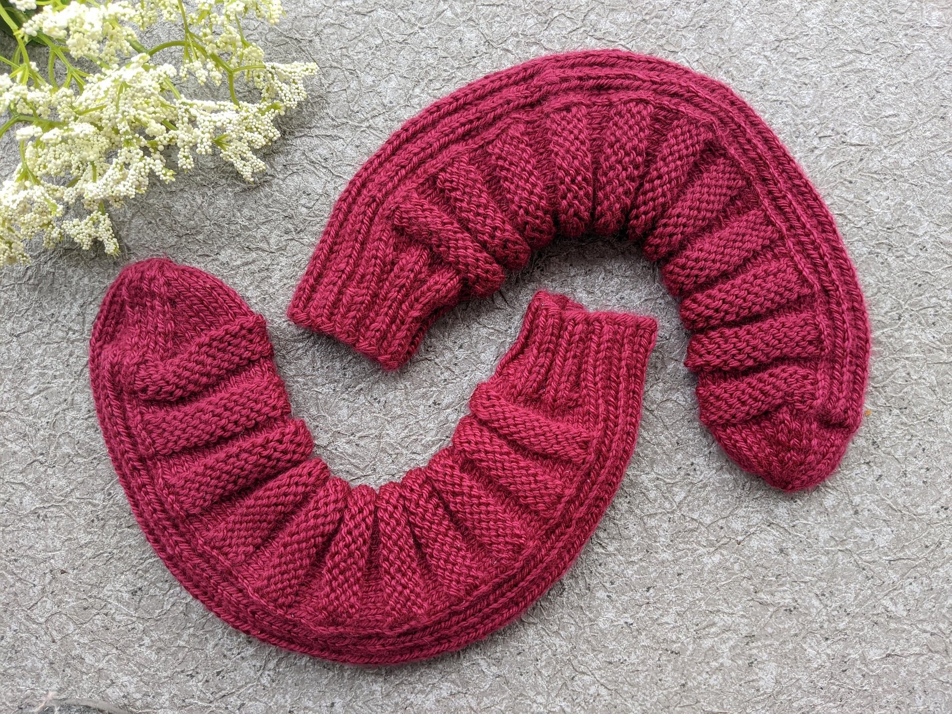 Knit Caterpillar No-Heel Socks Pattern product image (5)