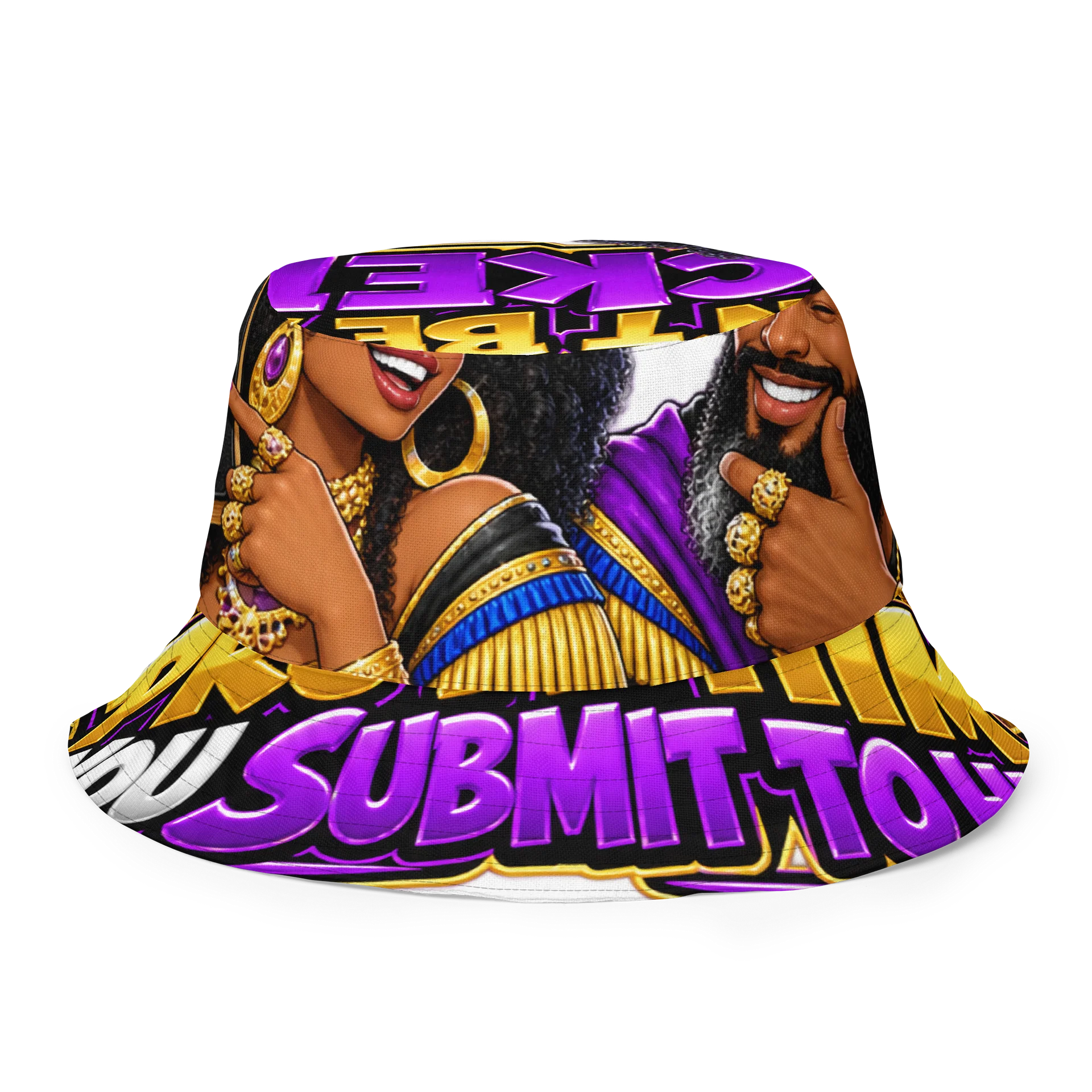 Don’t Be a Sucker Bible Bucket Reversible Hat Purple product image (7)
