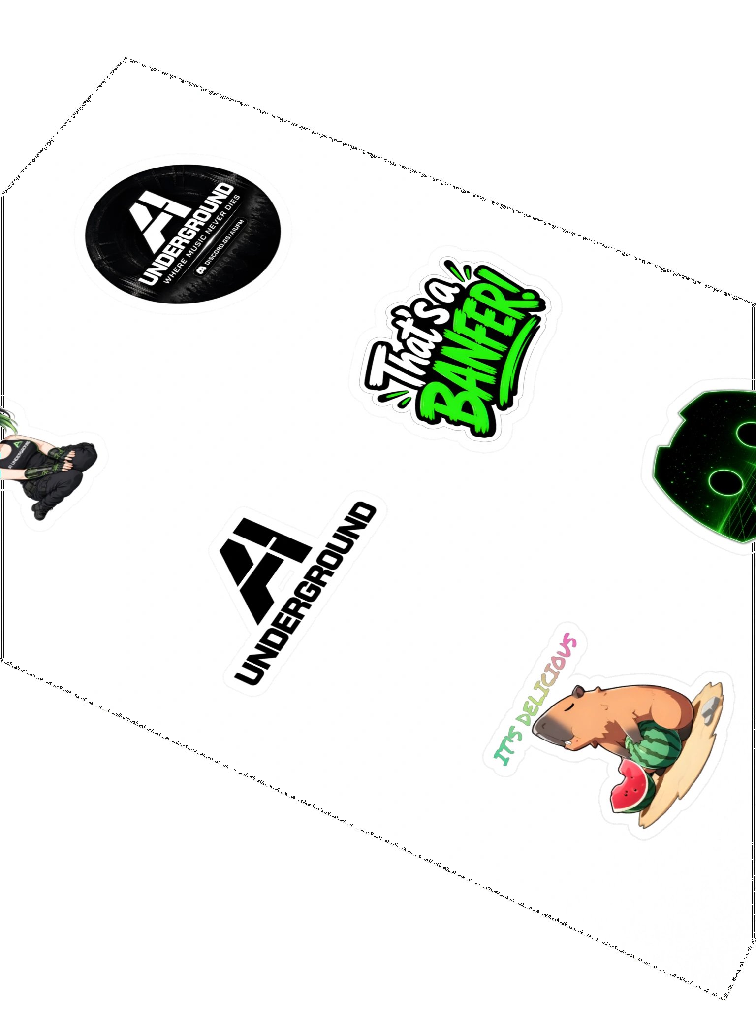 AI UNDERGROUND STICKERS product image (2)
