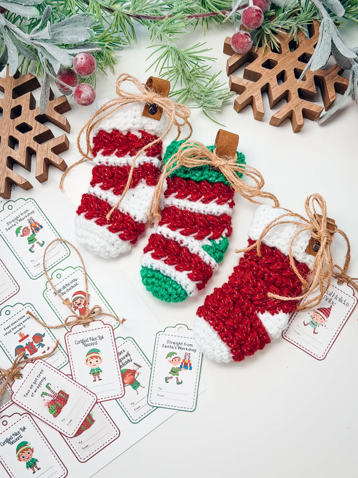Wheat Stitch™ Mini Stocking Crochet Pattern product image (8)