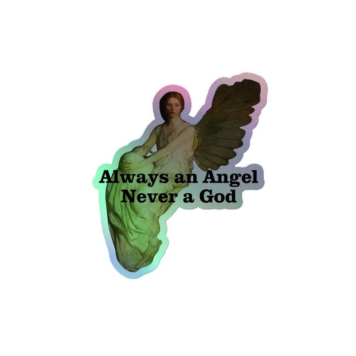 Always an Angel... Holographic Sticker - Abbott Handerson Thayer product image (2)