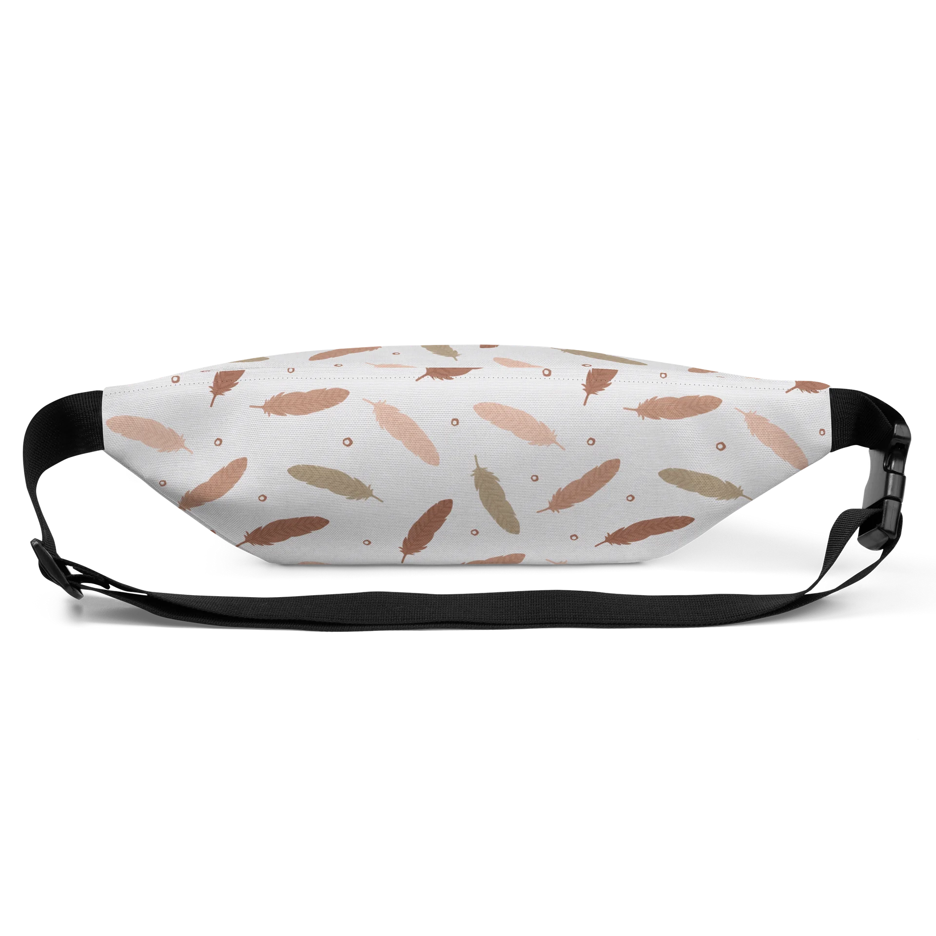 Mocha Mousse Feathers Fanny Pack product image (3)