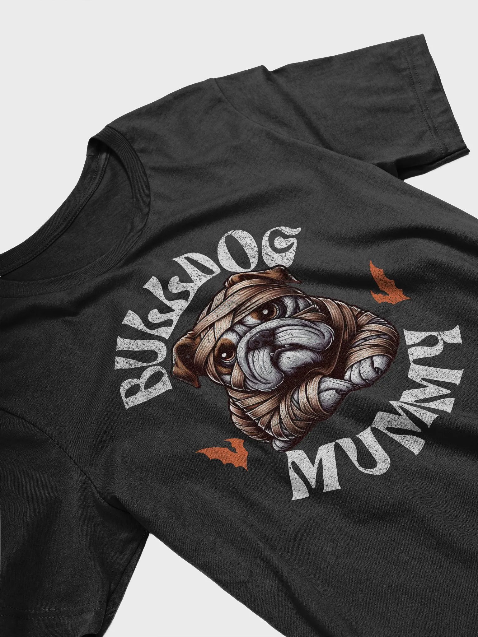 Halloween Mummy Bullog T-Shirt product image (4)