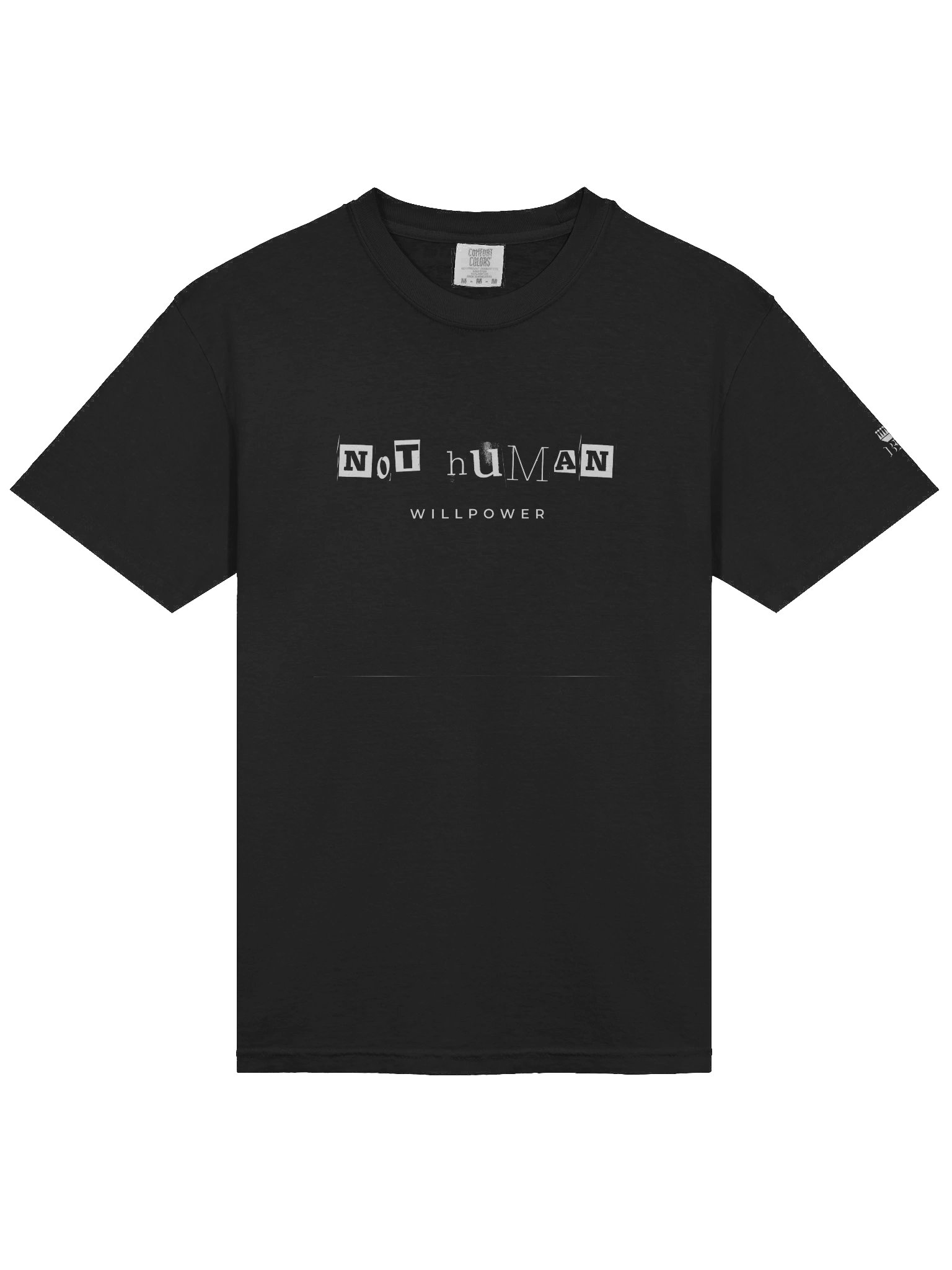 Not Human: Willpower Relaxed T-shirt product image (3)