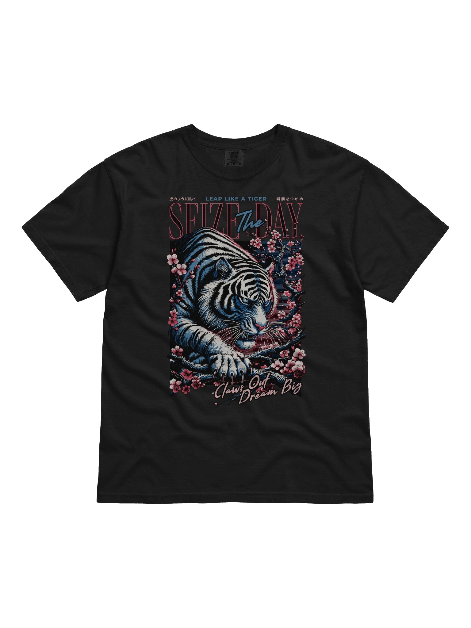 Stand Out with Our Eye-Catching Tiger Graphic T-Shirt Design product image (1)