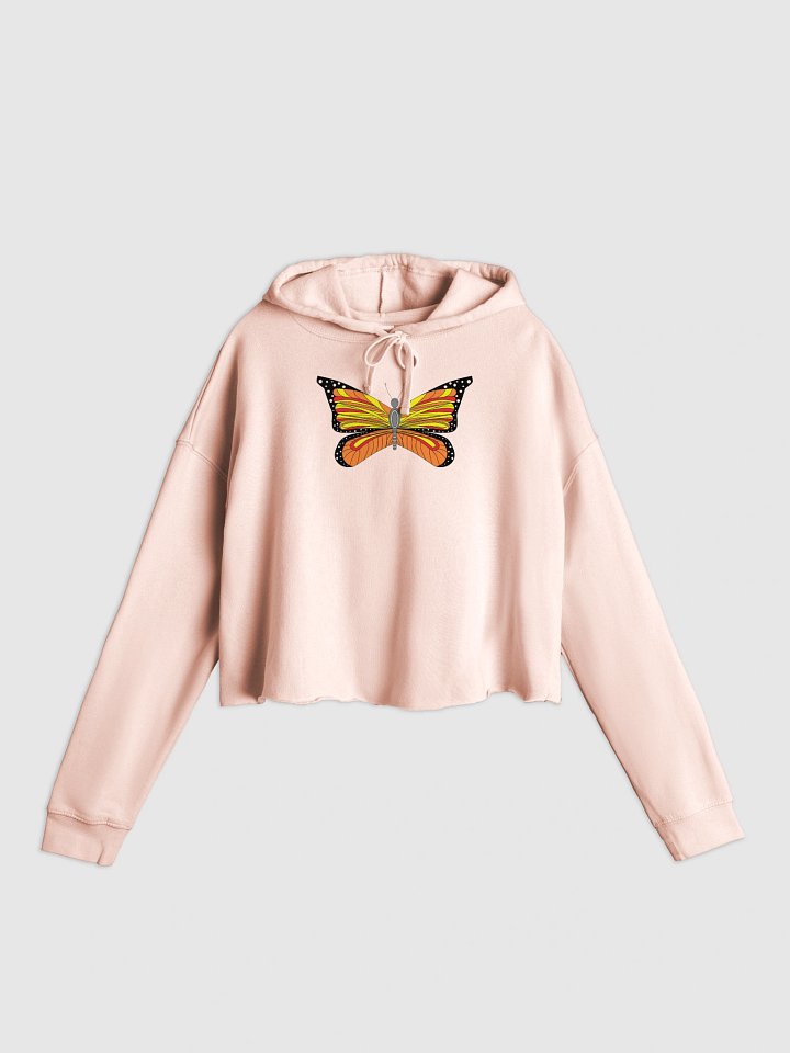 Vibrant Wings Cropped Hoodie product image (1)