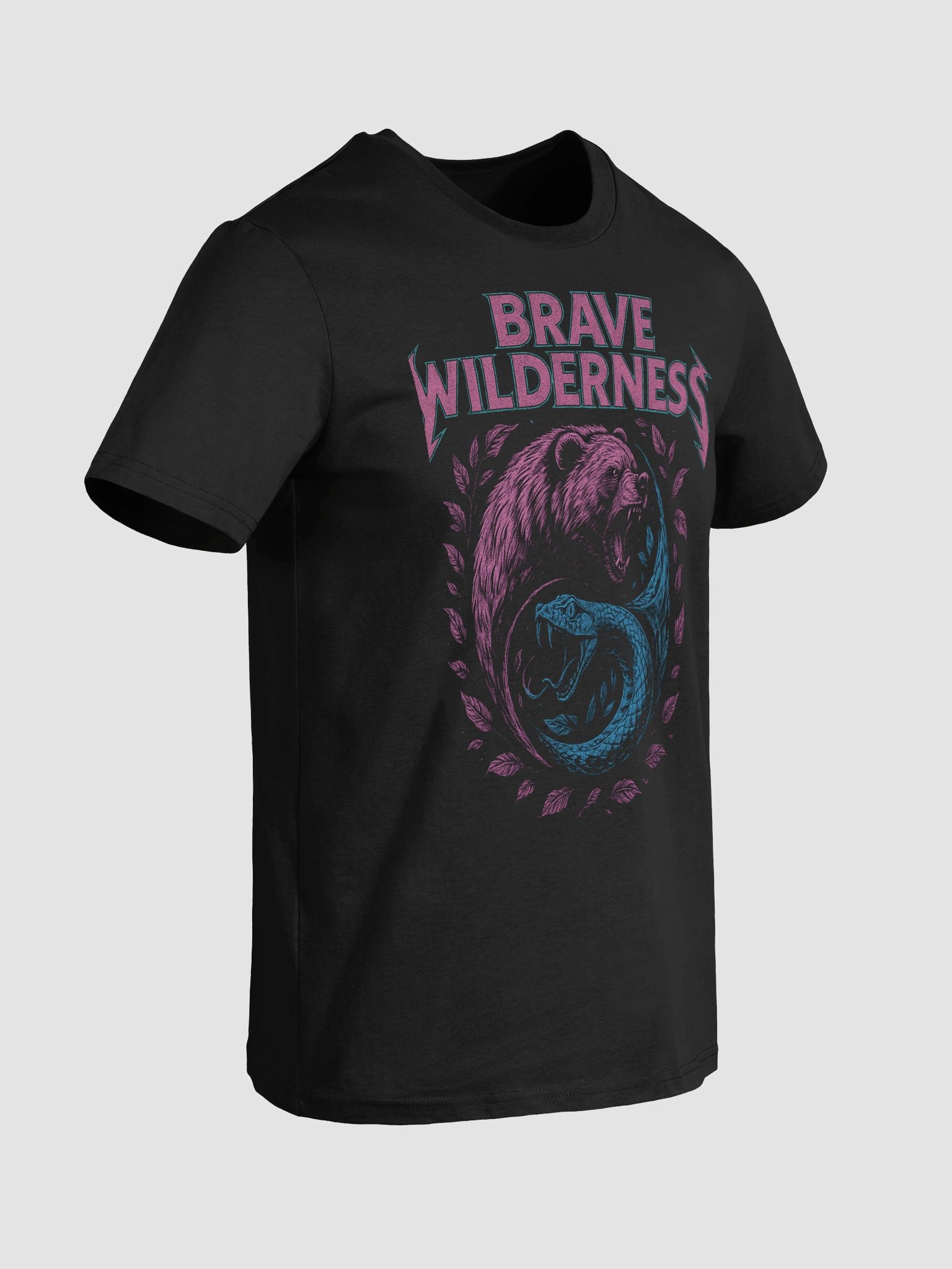 Beartallica Brave Wilderness Organic Unisex T-Shirt product image (6)