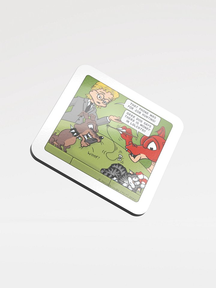 Resident Dragon Money in LOL Cats Coaster product image (1)