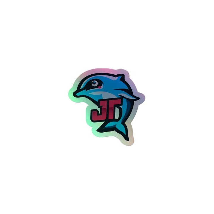 Jazzy Dolphin JT Holographic Sticker Sheet product image (1)