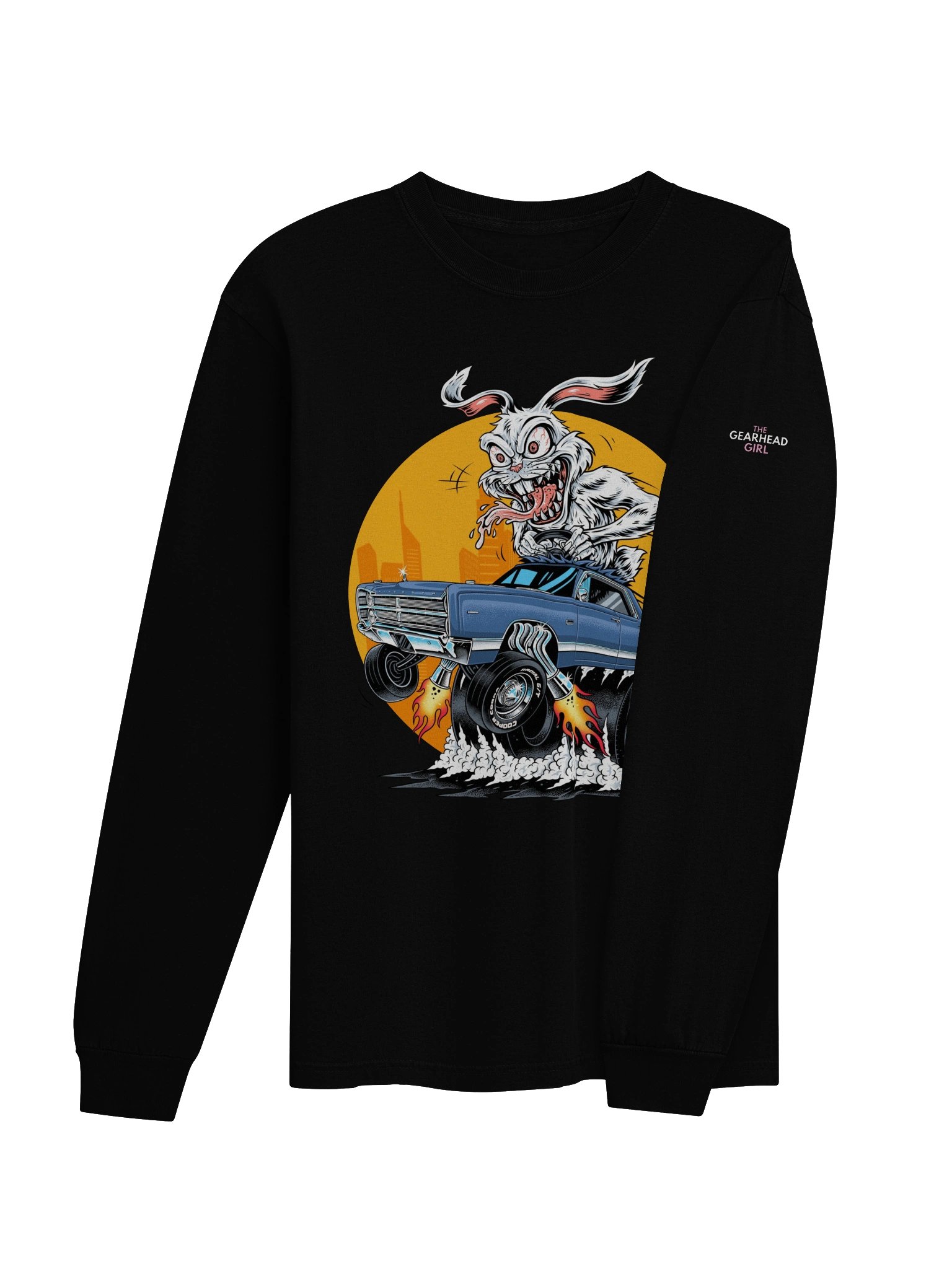 Diamond "Bunny Fink" Long-Sleeve Shirt (Front Design) product image (4)