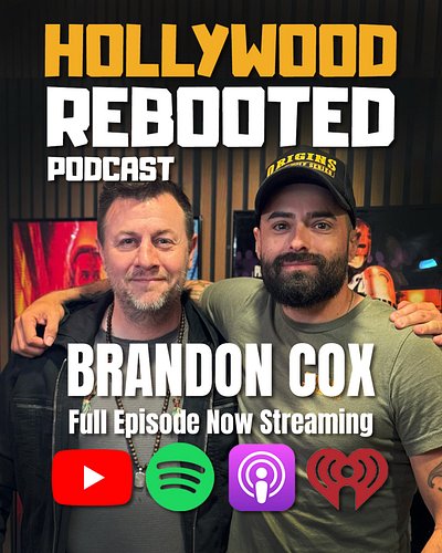 Hollywood Rebooted Episode 14 featuring DP @bcoxdp is officially live! Head over to the @hollywoodrebootedpodcast YouTube pag...