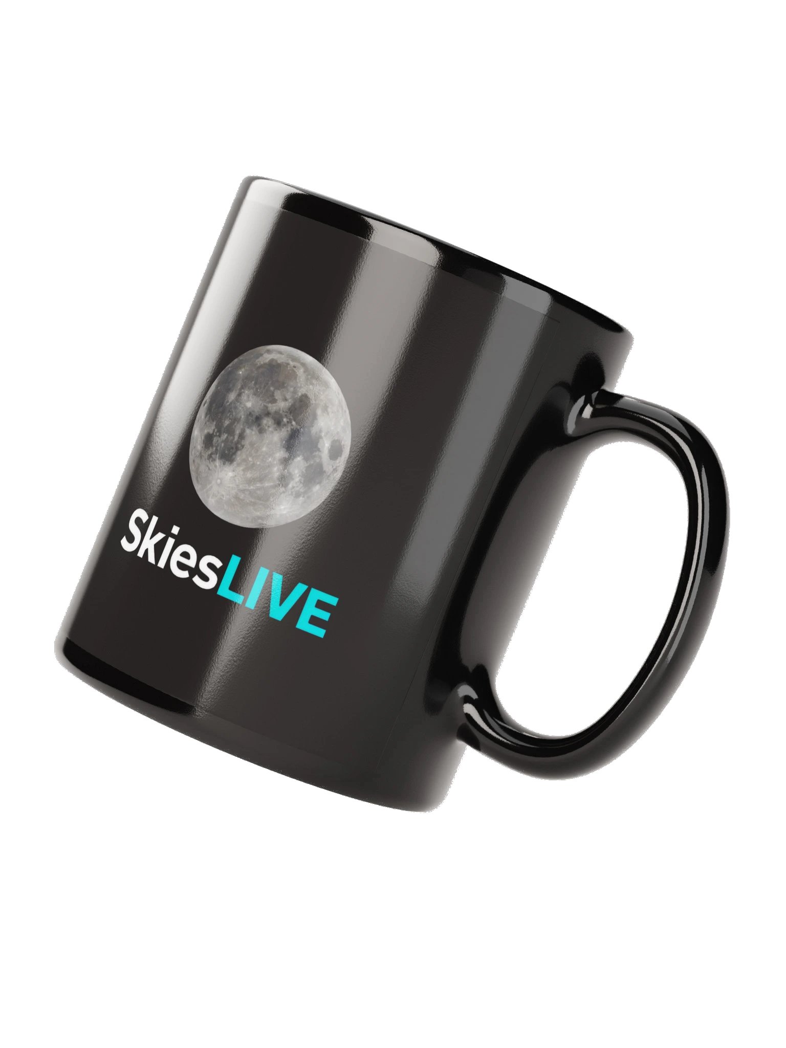 SkiesLIVE Moon Mug (Black) product image (10)