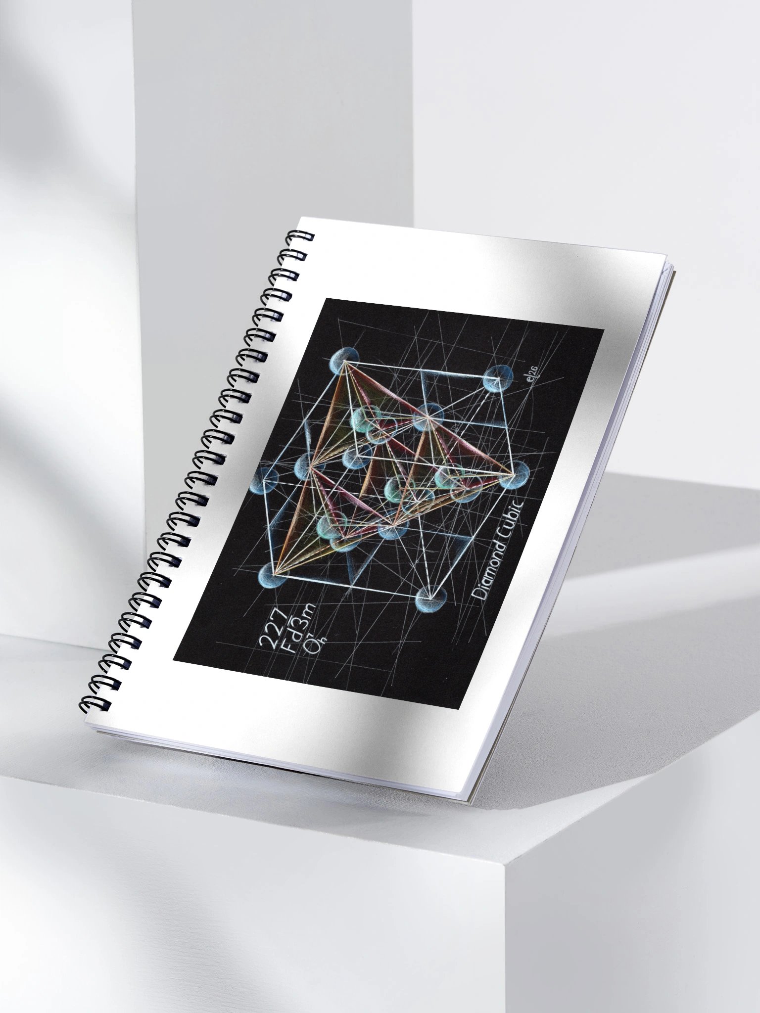 Geometric Physics Art Notebook 4: Diamond Cubic and Spherical Harmonic product image (8)