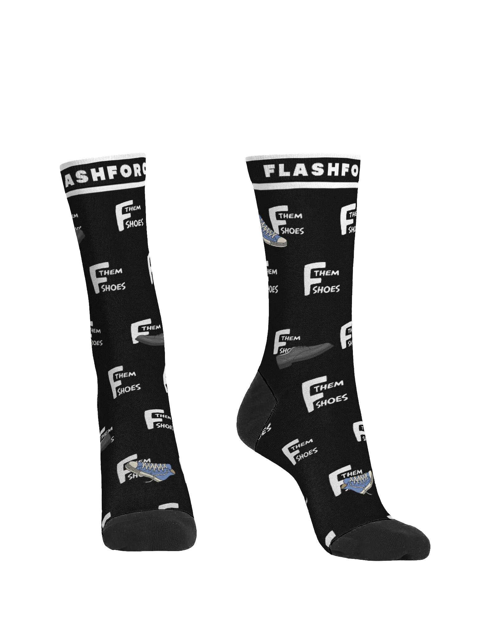 FlashForce F THEM SHOES Socks / Black product image (2)