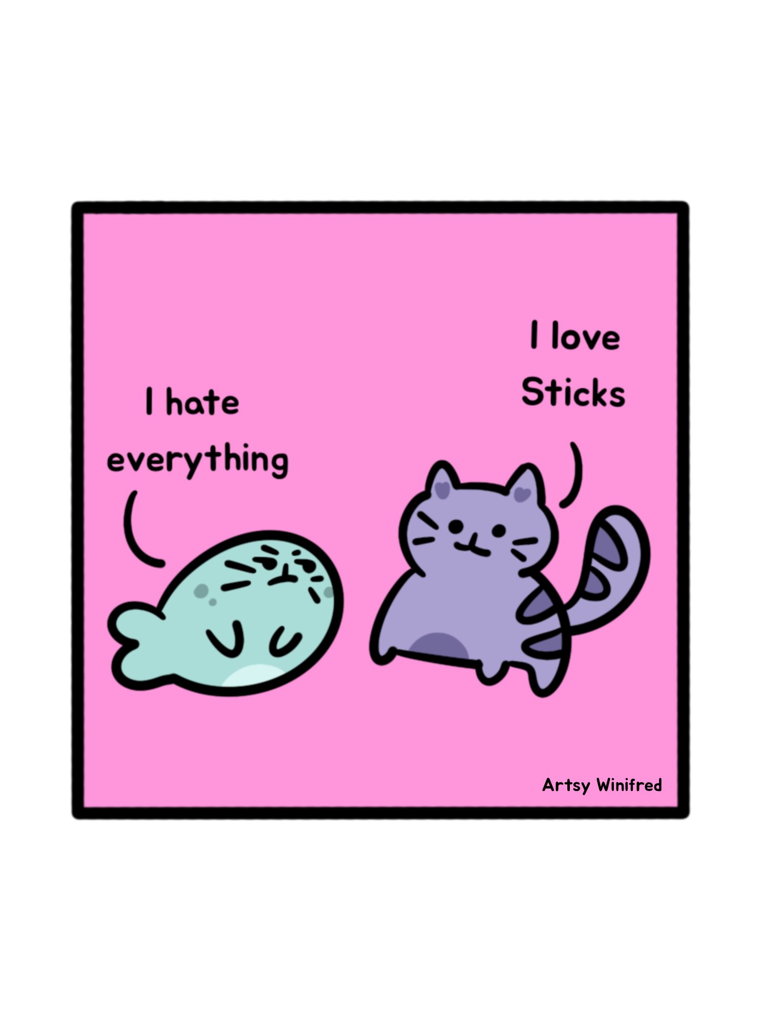 I love sticks Print product image (3)