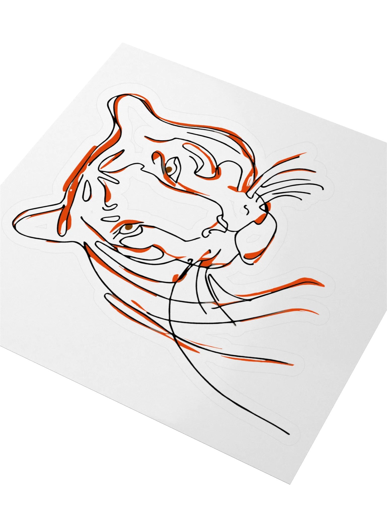 Tiger's Gaze Kiss Cut Stickers product image (3)