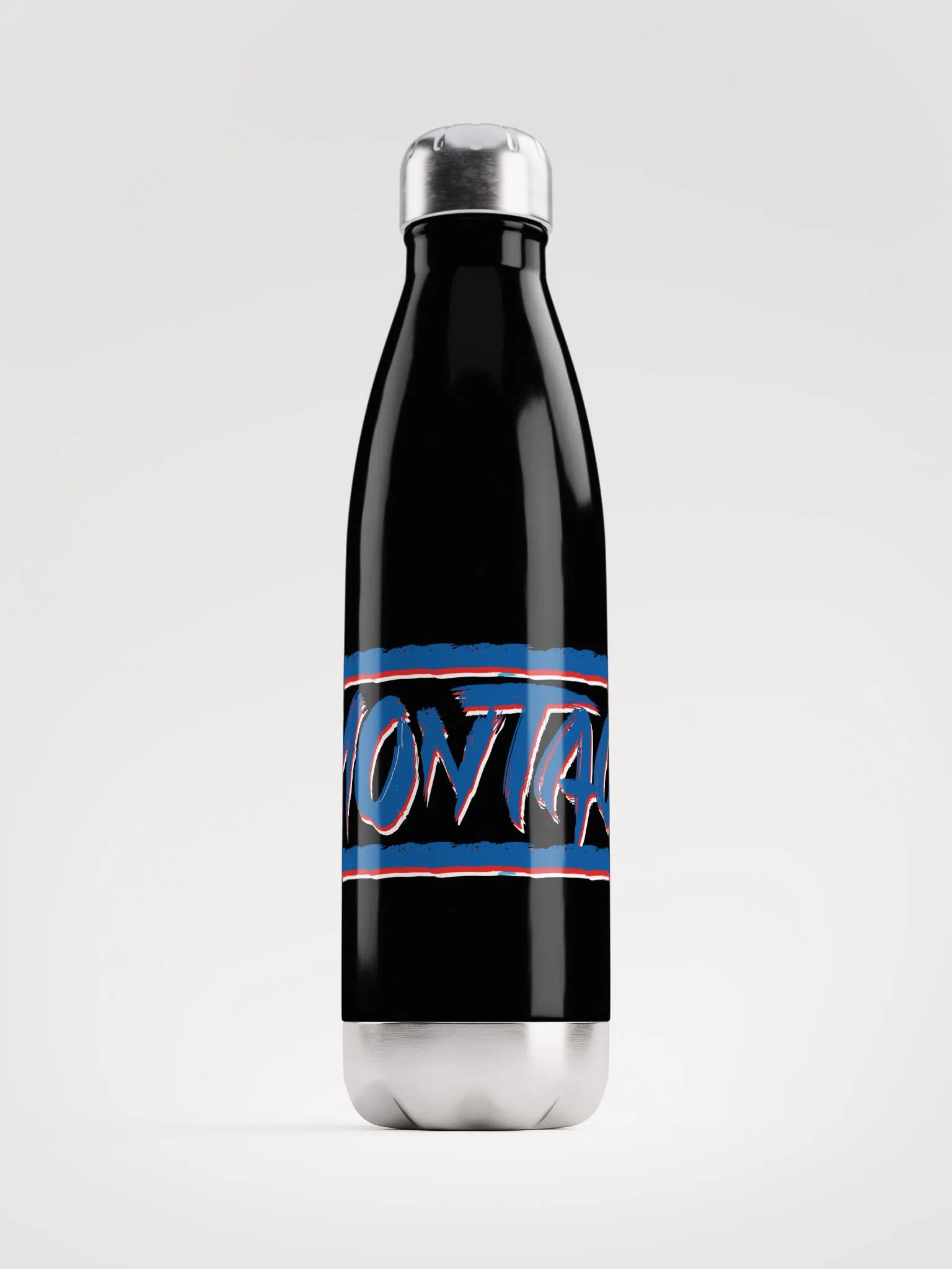 Montao Blue Logo Stainless Steel Water Bottle product image (1)