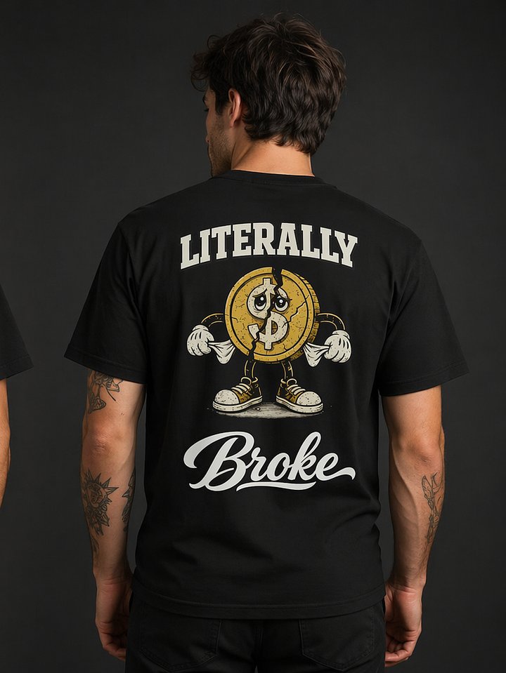 LBC Literally Broke Tee Shirt product image (1)