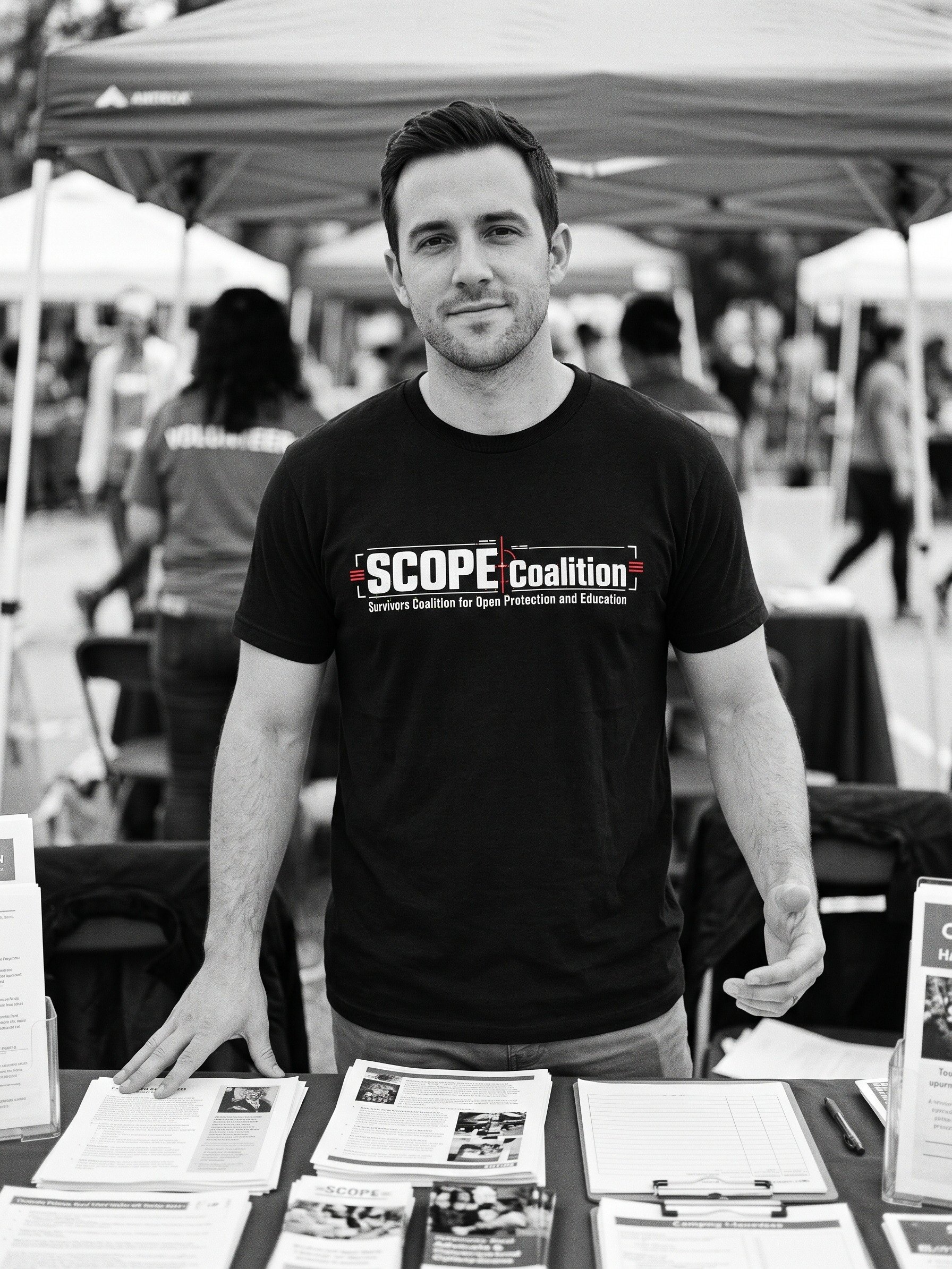 SCOPE Coalition Official Advocate & Field Operations Tee (Black) product image (2)
