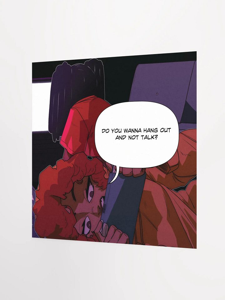 Want To Hang Out And Not Talk Poster product image (2)