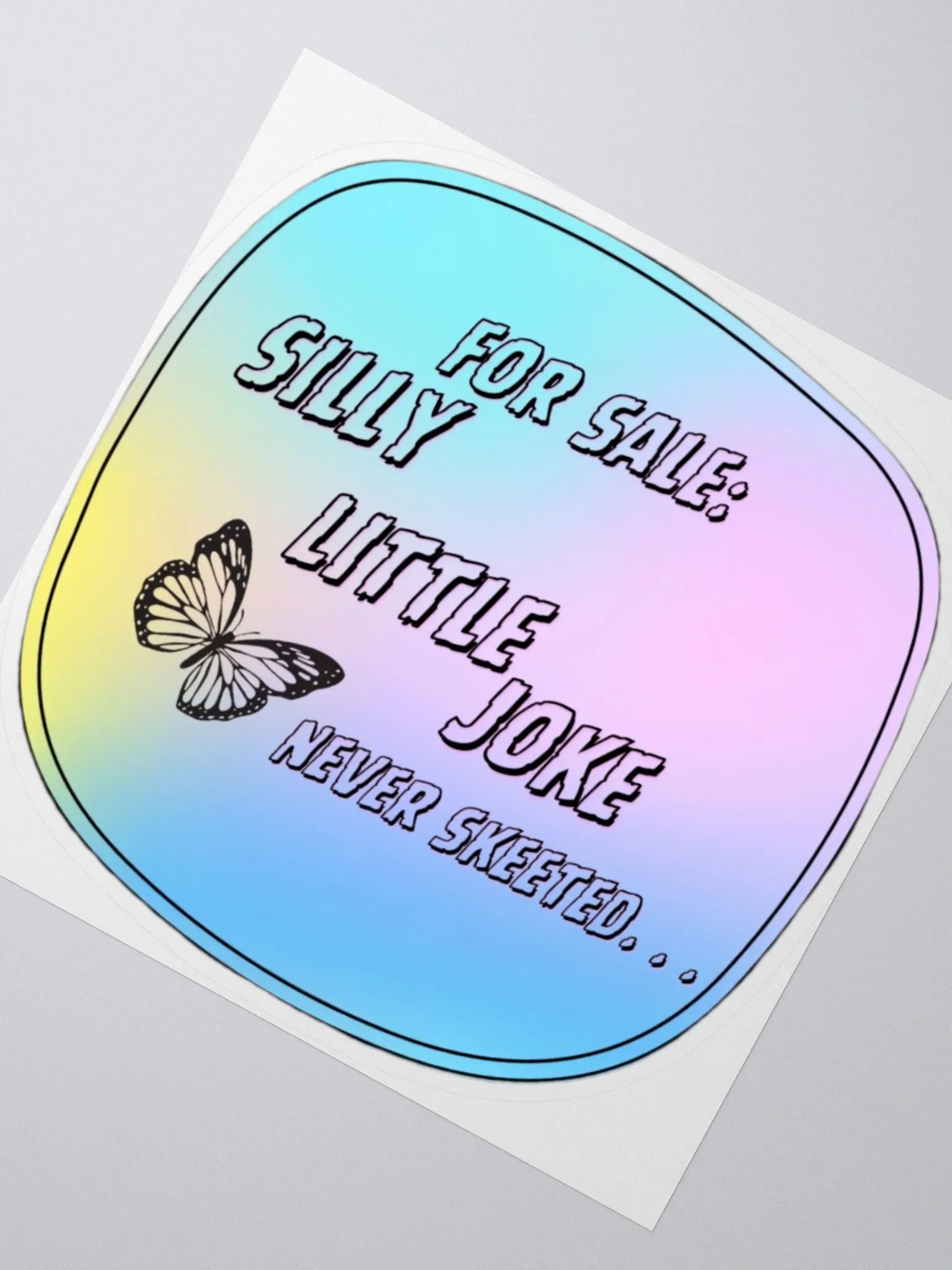 Garak Sticker Silly Little Joke Sticker | Garak's Emporium of Mid