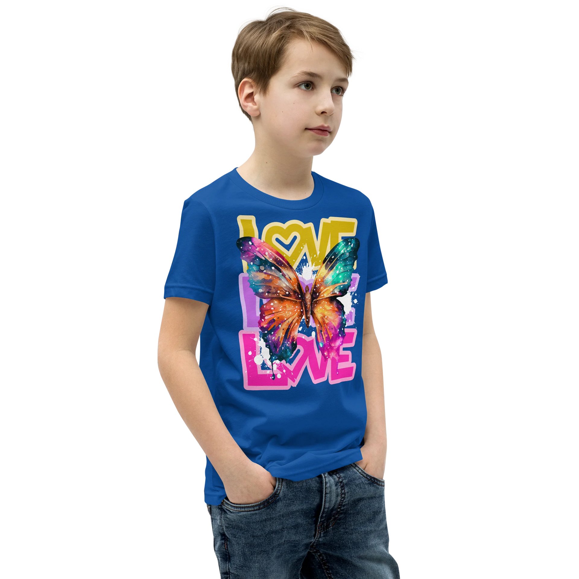 Love Butterfly Youth T-Shirt product image (55)