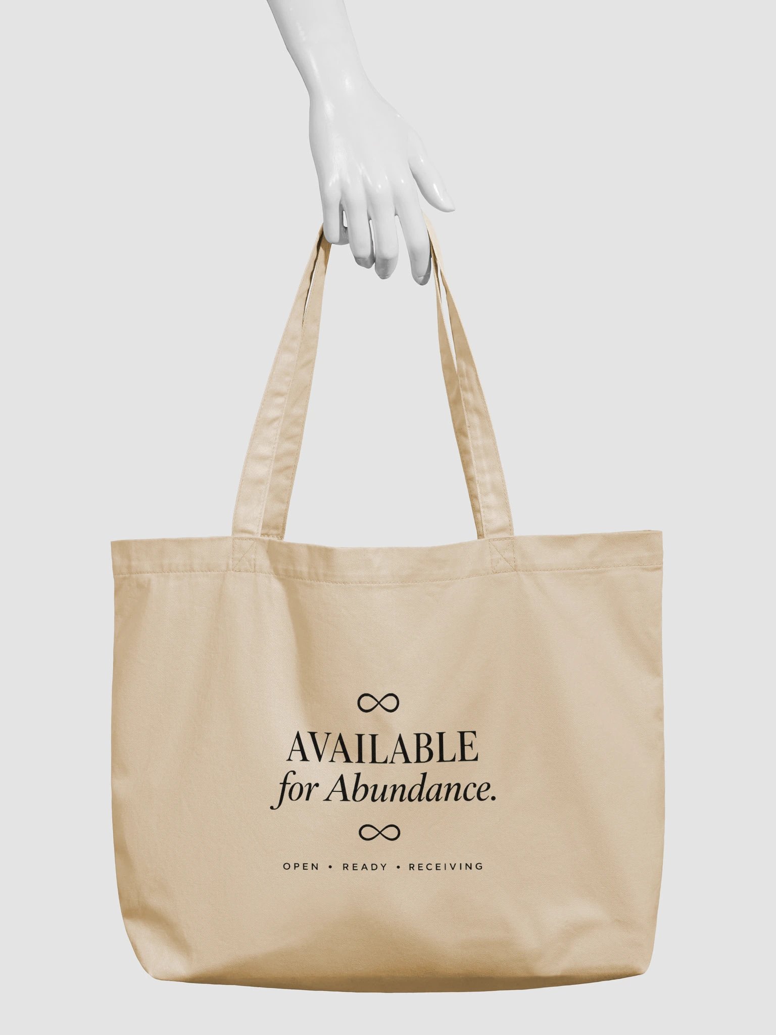 Available for Abundance — Organic Cotton Tote product image (3)