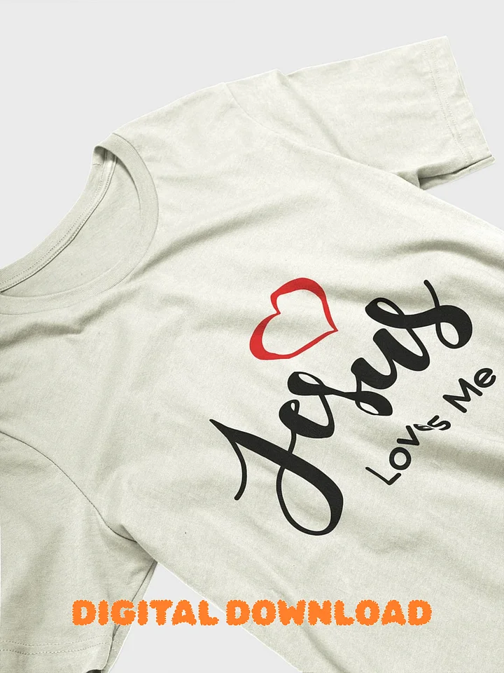 INSTANT DOWNLOAD /BEST DESIGN /Jesus Loves Me/ Red Heart product image (1)