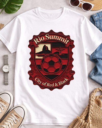 Flamengo Scarlet Summit 🔴⚫

Some shirts just look good.
This one **feels like history.**

Deep scarlet energy. Bold black con...
